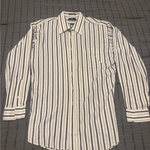 Surrey Men’s Long Sleeve Stripes Dressed Shirt - Size 17 1/2 (34/35)